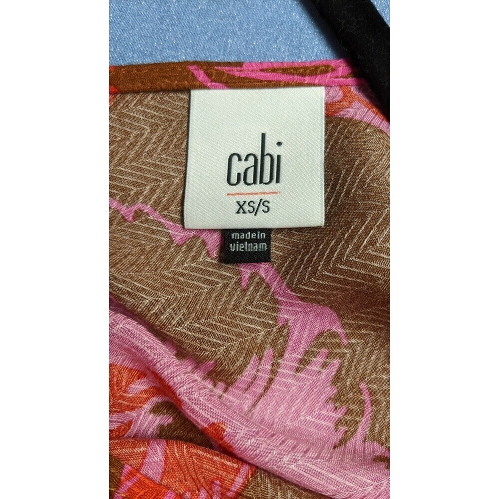 Cabi #5989 Women's TAHITIAN Cover-Up Floral Print Beachy/Vacay/Cruise XS/S - Picture 11 of 13